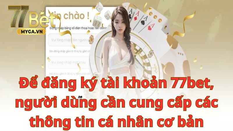 đăng ký 77bet bước 2