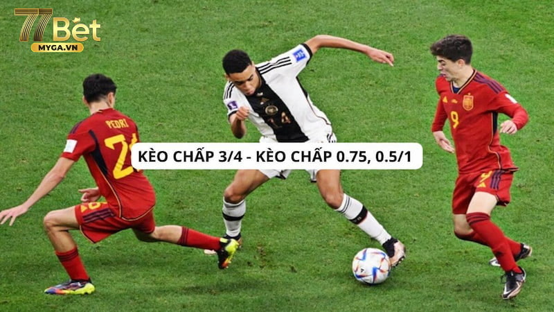 Kèo chấp 3/4 tính chất